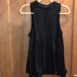 Free people high neck peplum top